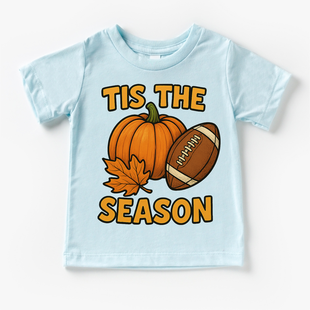 Tis The Season Pumpkin, Fall, Football Shirt - Thanksgiving Tee