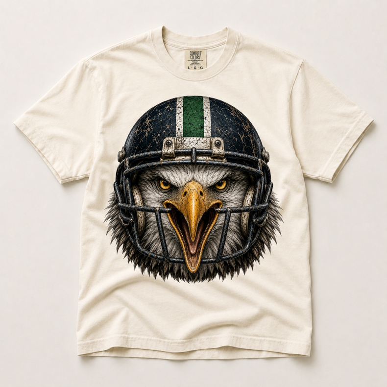 Eagles Football Mascot Shirt, Fierce Game Day Graphic Tee, Comfort Colors Sports Shirt, High School Football Fan Gift (Copy) (Copy)