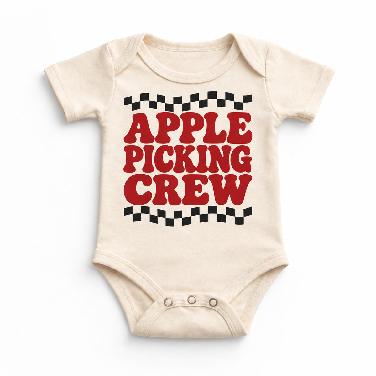 Apple Picking Crew Shirt, Sweatshirt & Bodysuit - Natural Baby Bodysuit