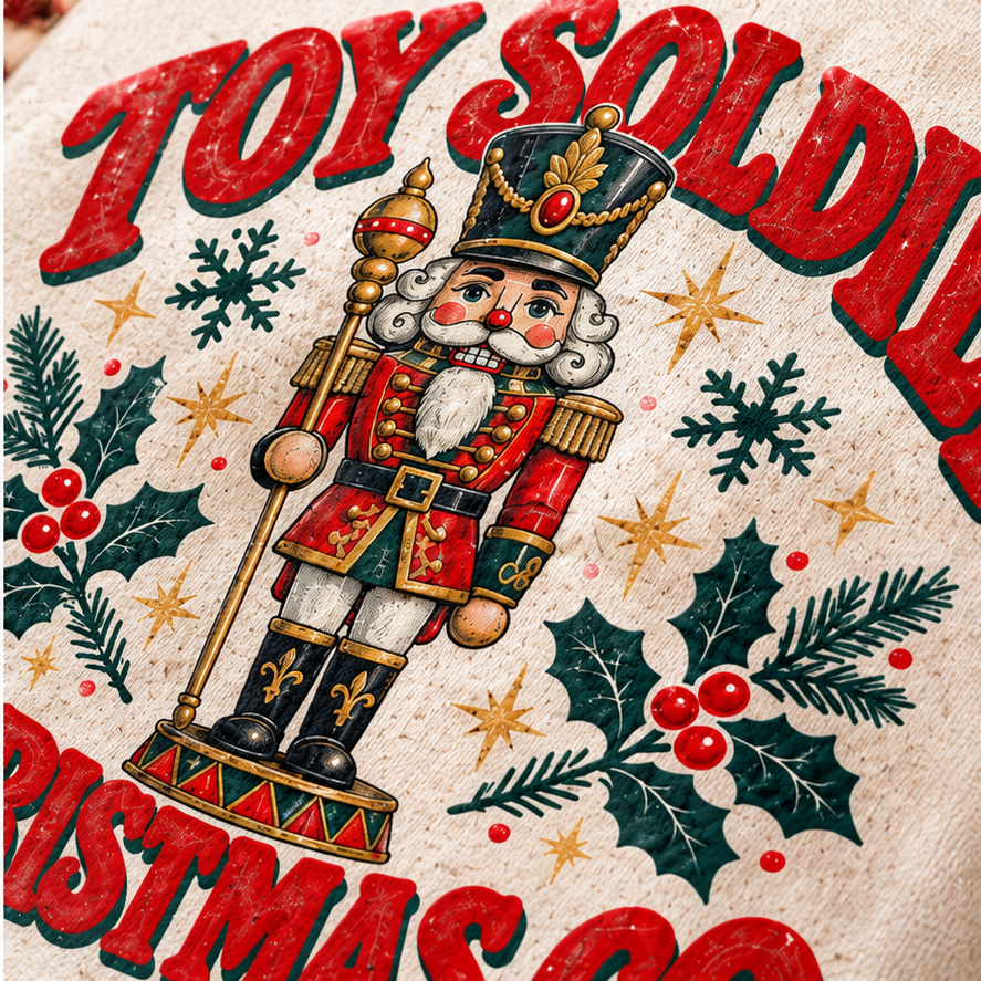 Kids Toy Soldier Christmas Co. Nutcracker Sweatshirt