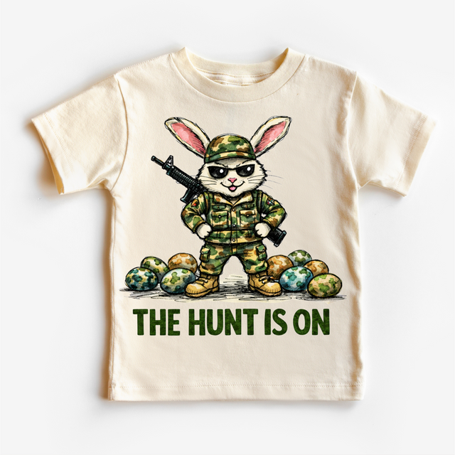 The Hunt Is On: The Cutest Camo Easter Shirt for Kids