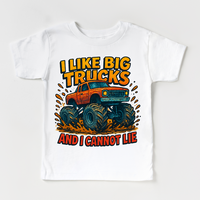 I Like Big Trucks And I Cannot Lie Shirt - Monster Truck Tee