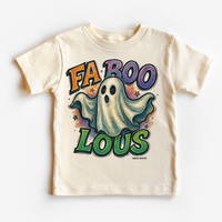 Fab Boo Lous Halloween graphic T-shirt by Madi Moosh