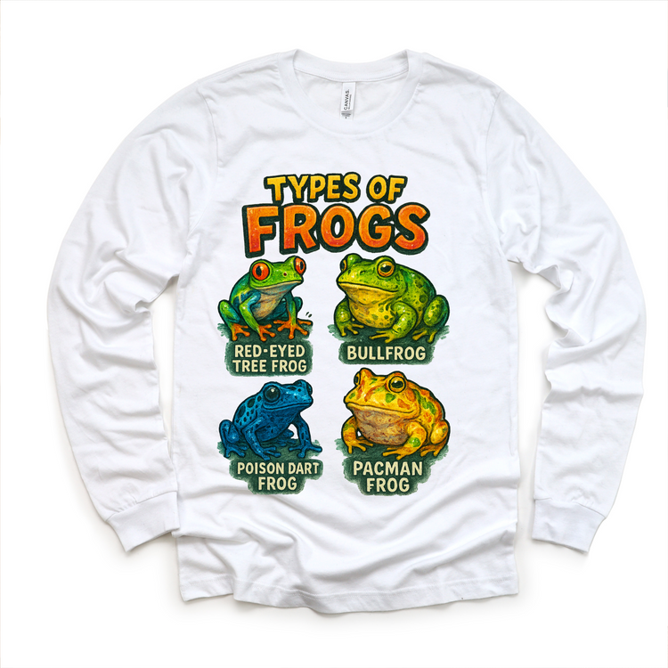 Types Of Fogs Science Shirt - Frog Tee