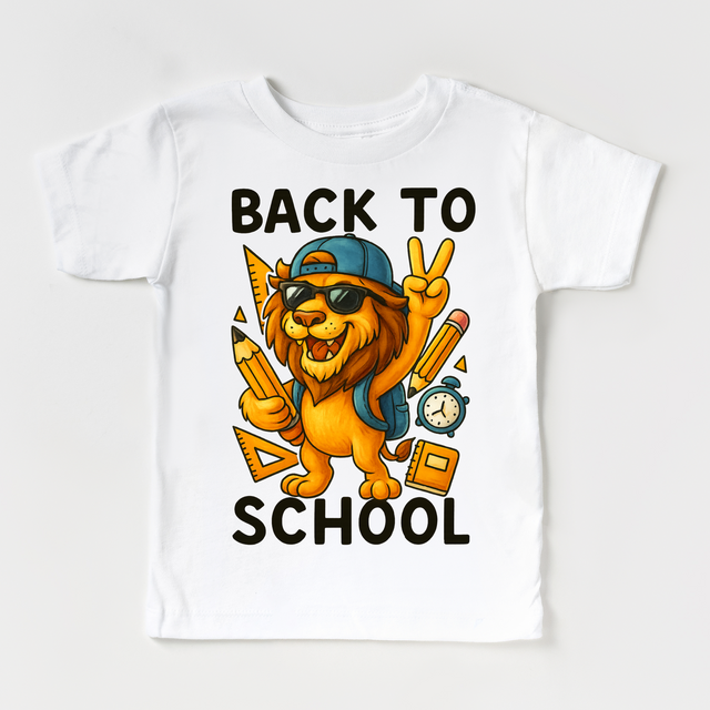Back To School Lion Mascot Shirt - Back To School Tee
