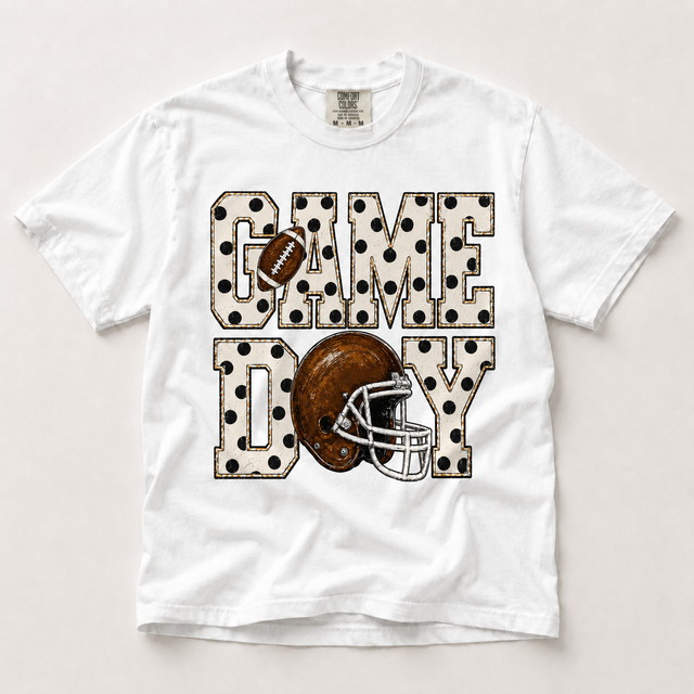Game Day Football Shirt in white