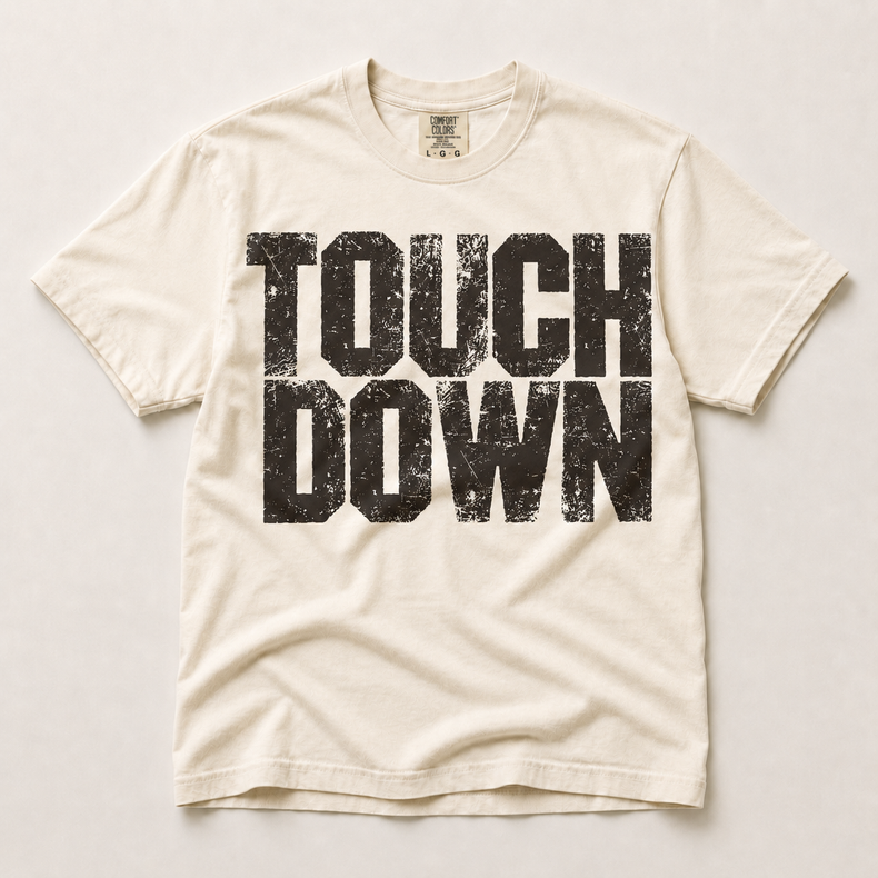 Touchdown Football Shirt in ivory