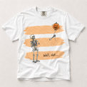 Well Shit Skeleton Shirt in white