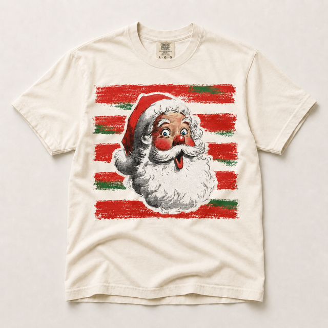 Vintage Santa Claus Shirt in ivory