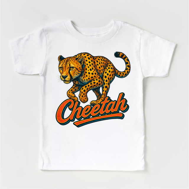 Cheetah Wild Cat Shirt - Zoo Animal Tee