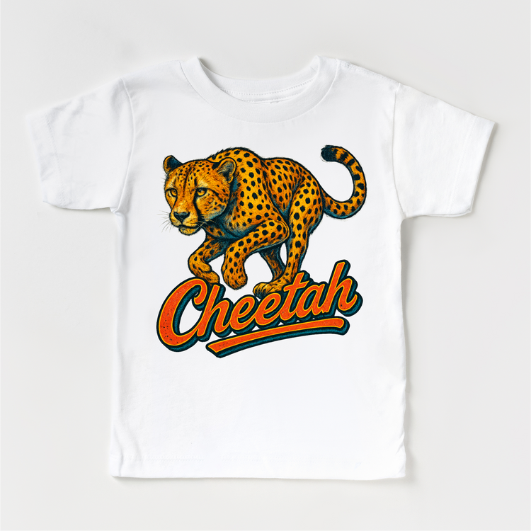 Cheetah Wild Cat Shirt - Zoo Animal Tee