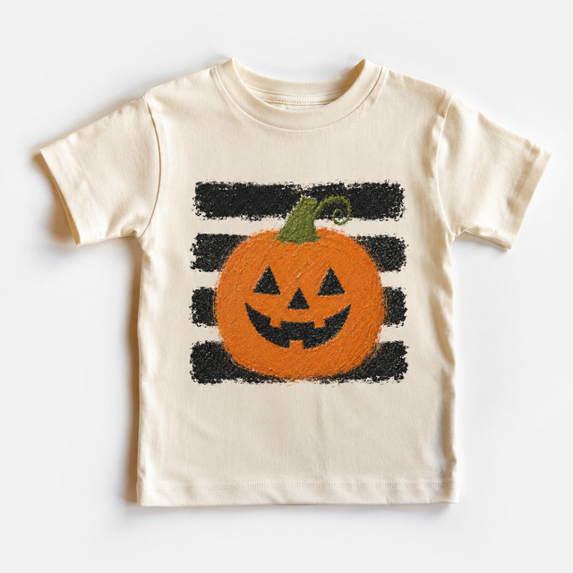 Kids Jack O Lantern Halloween, Vintage Pumpkin Toddler, Spooky Fall graphic T-shirt by Madi Moosh