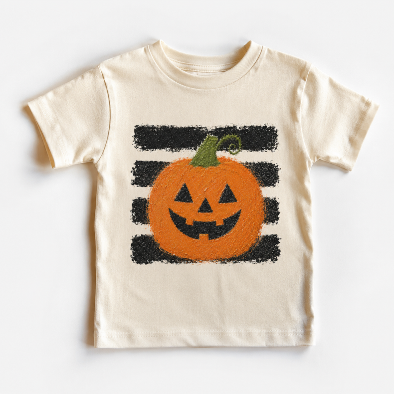 Kids Jack O Lantern Halloween Shirt, Vintage Pumpkin Toddler Tee, Spooky Fall Graphic T-Shirt