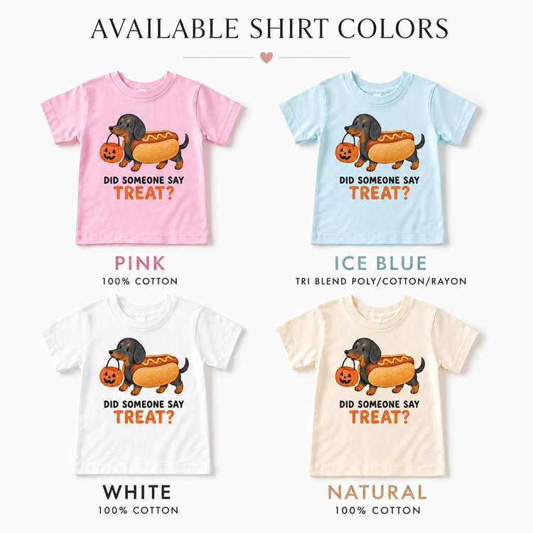 Halloween Dachshund Hot Dog Kids T-Shirt – Did Someone Say Treat?