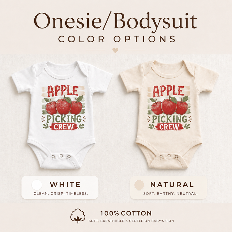 Apple Picking Crew Kids Shirt, Fall Apple Orchard Tee, Autumn Toddler T-Shirt, Family Apple Picking Shirt
