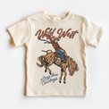 Wild West Cowboy, Kids Rodeo Horse, Long Live Cowboys graphic T-shirt by Madi Moosh