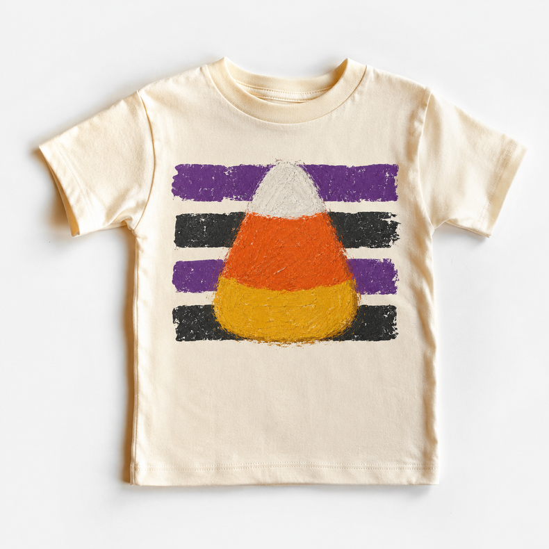 Halloween Candy Corn Tee - Trick Or Treat Shirt- Fall Tee