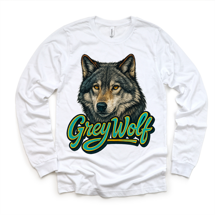 Grey Wolf Wildlife Shirt - Animal Tee