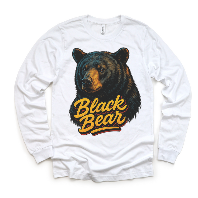 Black Bear Wildlife Shirt - Animal Tee