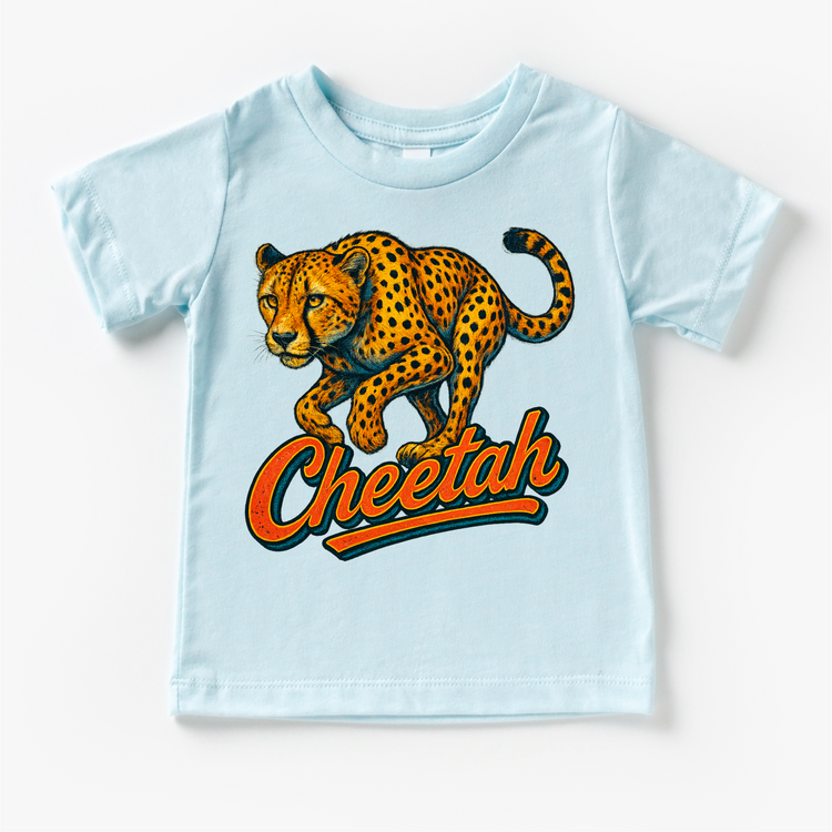 Cheetah Wild Cat Shirt - Zoo Animal Tee