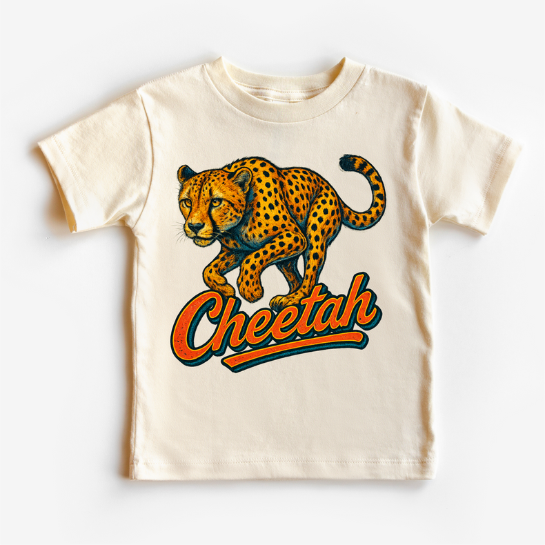 Cheetah Wild Cat Shirt - Zoo Animal Tee