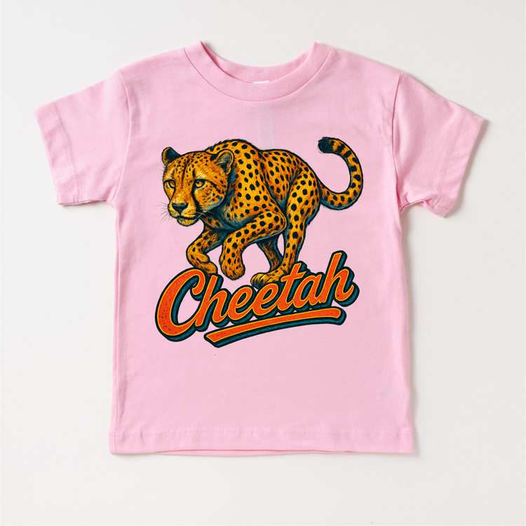 Cheetah Wild Cat Shirt - Zoo Animal Tee
