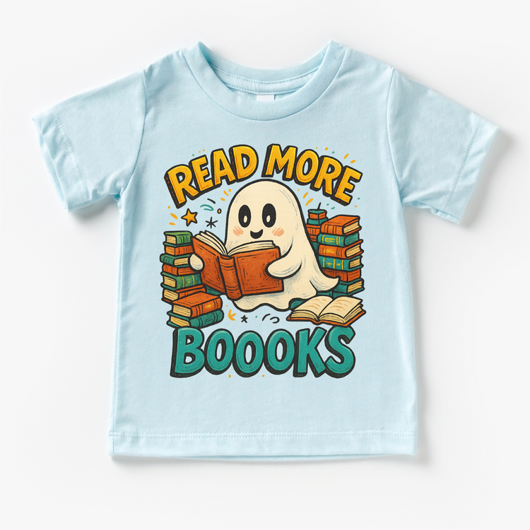 Read More BOOOKS Halloween Shirt - Halloween Ghost Tee