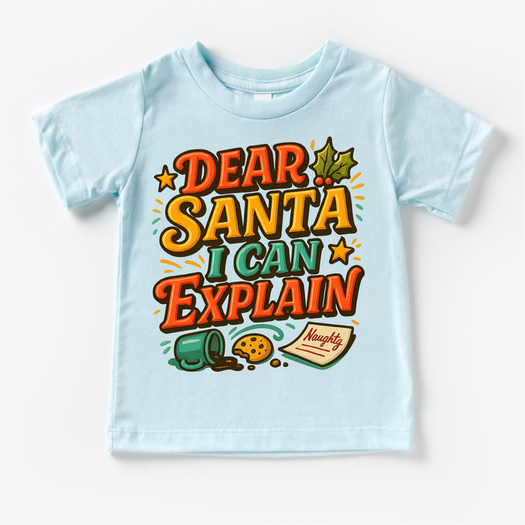 Dear Santa I Can Explain Christmas Shirt - Christmas Tee