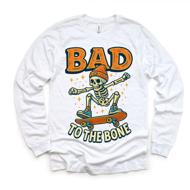 Bad To The Bone Halloween Shirt - Halloween Tee