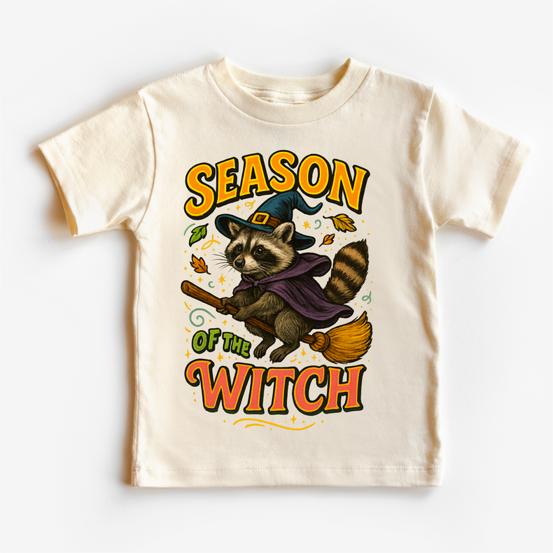 Season Of The Witch Raccoon Shirt - Halloween Tee