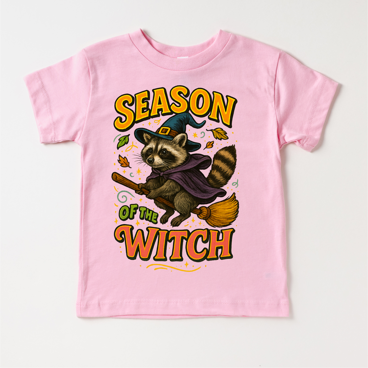 Season Of The Witch Raccoon Shirt - Halloween Tee