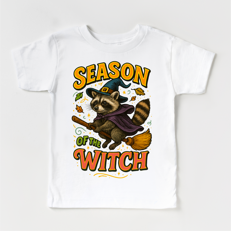 Season Of The Witch Raccoon Shirt - Halloween Tee