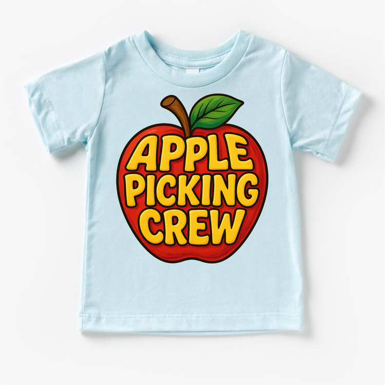 Apple Picking Crew Fall Shirt - Apple Picking Orchard Tee