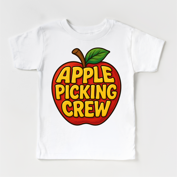 Apple Picking Crew Fall Shirt - Apple Picking Orchard Tee