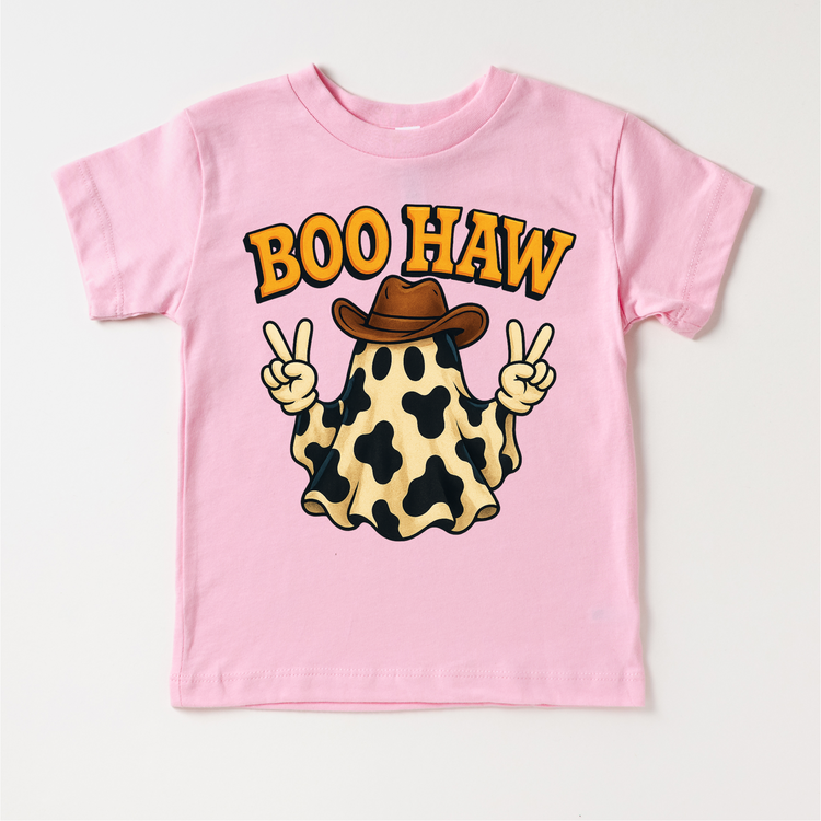 Boo How Cowboy Ghost Halloween Shirt - Western Halloween Tee