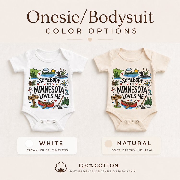 Somebody in Minnesota Loves Me Kids T-Shirt | Minnesota Toddler Tee | State Souvenir Shirt | Lake Life Graphic Tee