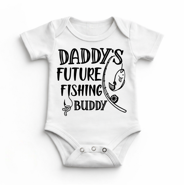 Daddy's Future Fishing Buddy Bodysuit - Baby Bodysuit