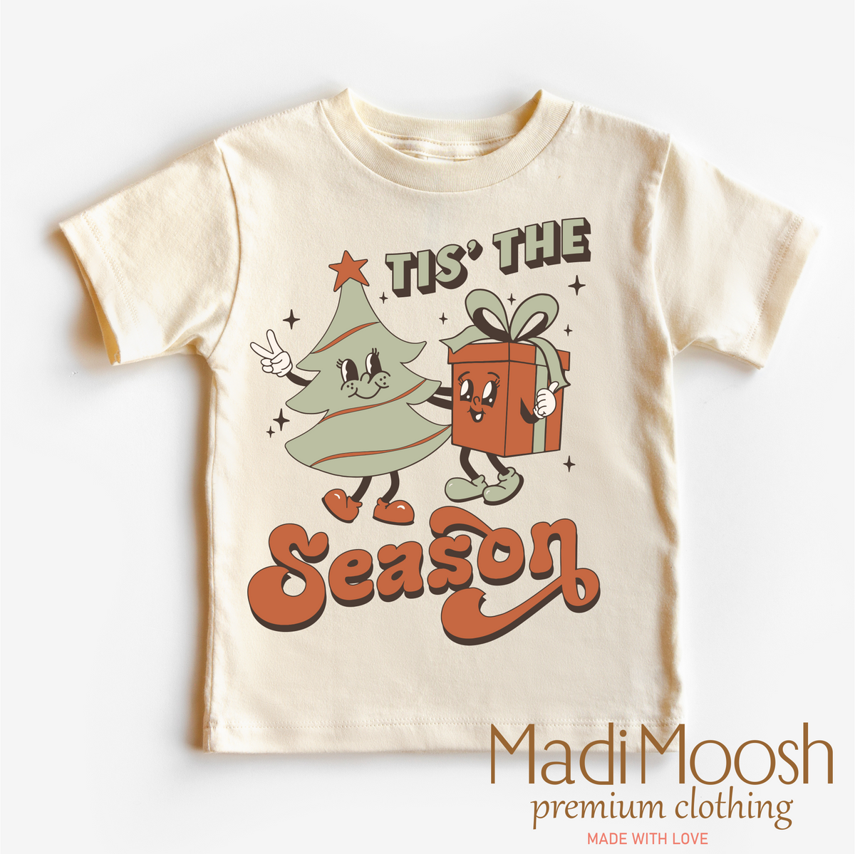 Tis The Season Christmas graphic T-shirt by Madi Moosh