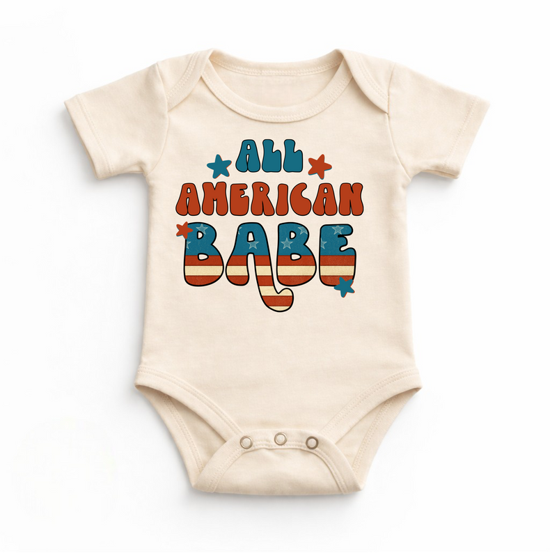 All American Babe 4th Of July Bodysuit - Baby Bodysuit