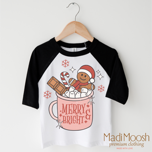 Merry And Bright Christmas Shirt - Christmas Tee