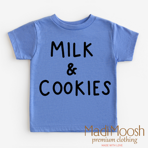 Milk And Cookies Classic Christmas Shirt - Christmas Tee