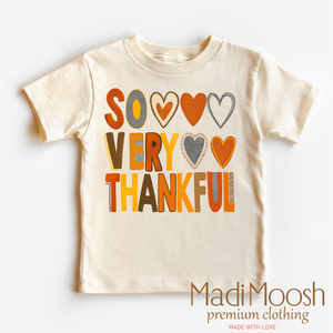 So Very Thankful Thanksgiving Shirt - Thanksgiving Tee