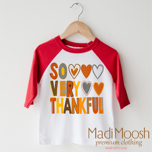 So Very Thankful Thanksgiving Shirt - Thanksgiving Tee