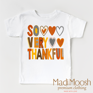 So Very Thankful Thanksgiving Shirt - Thanksgiving Tee