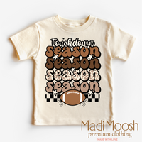 Touchdown Season Football graphic T-shirt by Madi Moosh