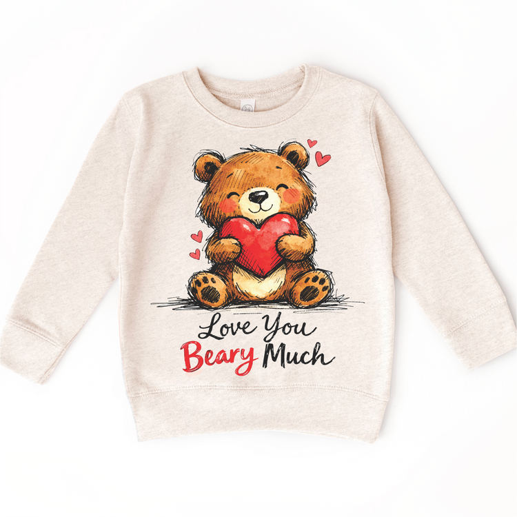 Love You Beary Much Valeintine's Day Shirt -  Teddy Bear Valeintine Tee