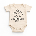 And The Adventure Begins Outdoor Camping Bodysuit - Baby Bodysuit - Madi Moosh Boutique