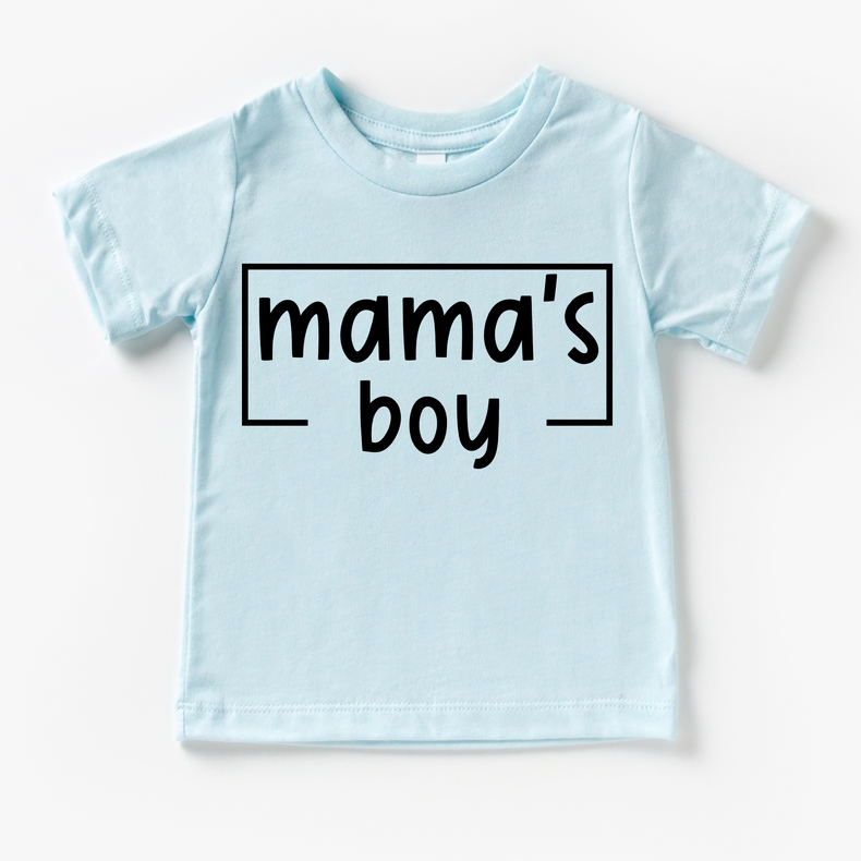 Mama's Boy Minimilist T-Shirt – Kids Tee