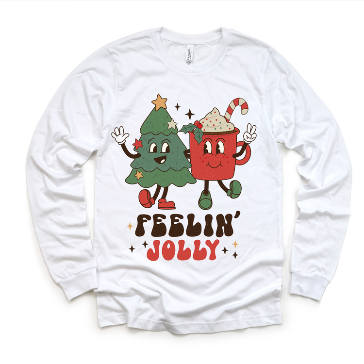 Feelin Jolly Christmas T-Shirt - Kids Tee