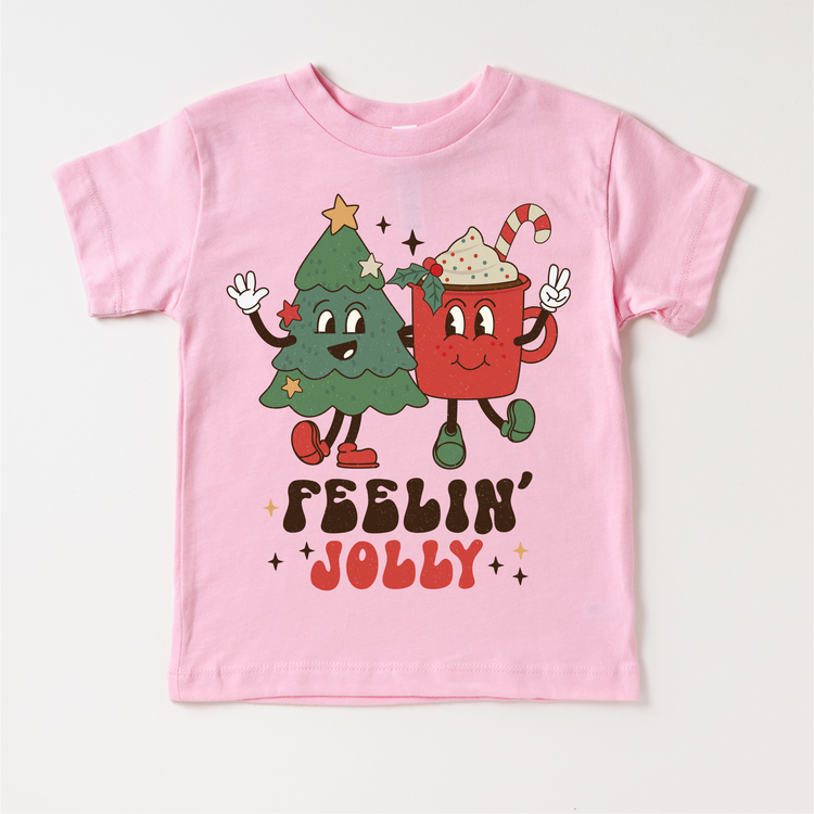 Feelin Jolly Christmas T-Shirt - Kids Tee